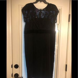 Metaphor black dress sz 14W
